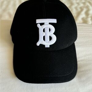 Burberry Black Cotton Baseball cap